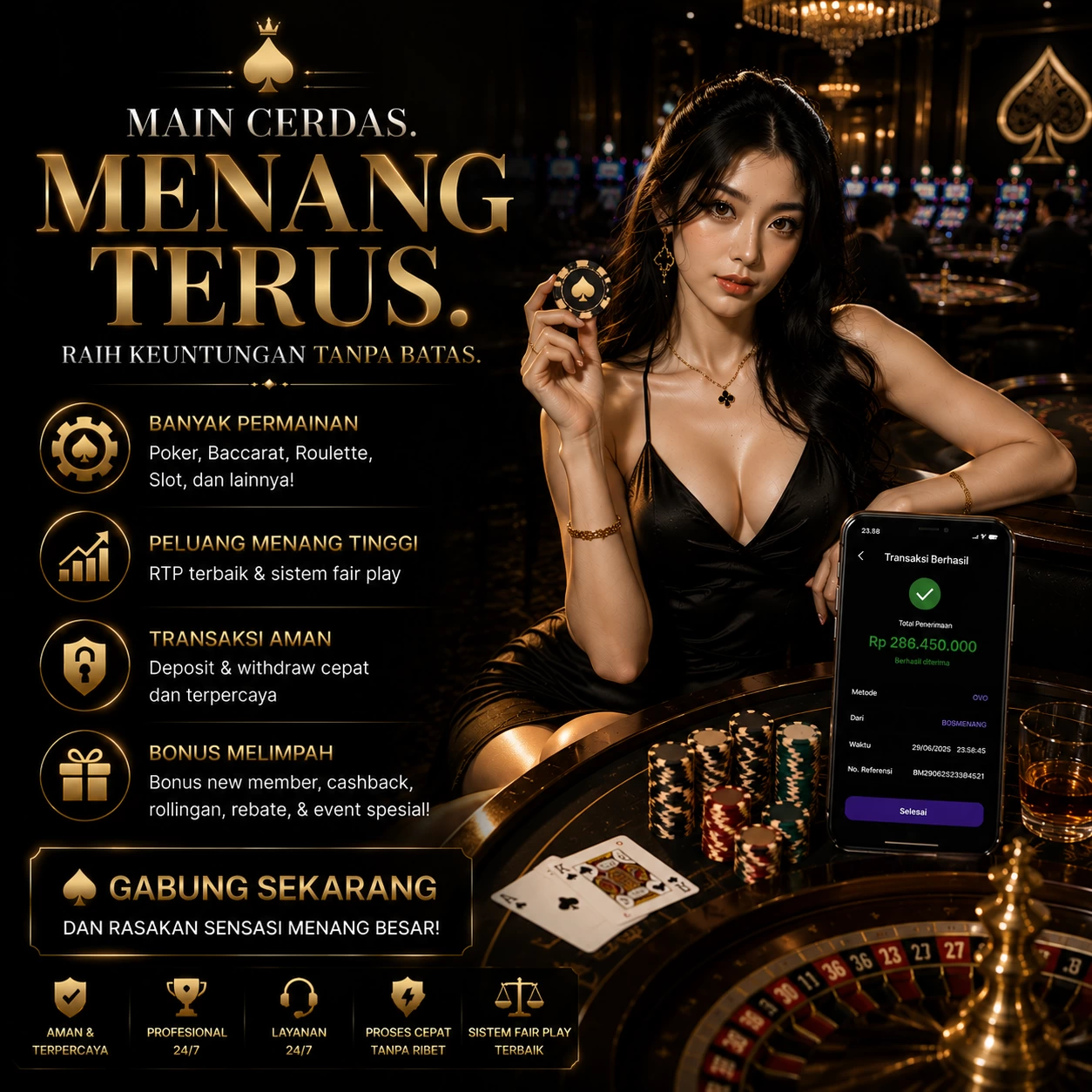 Imagem promocional da 76m mostrando a plataforma e suas vantagens